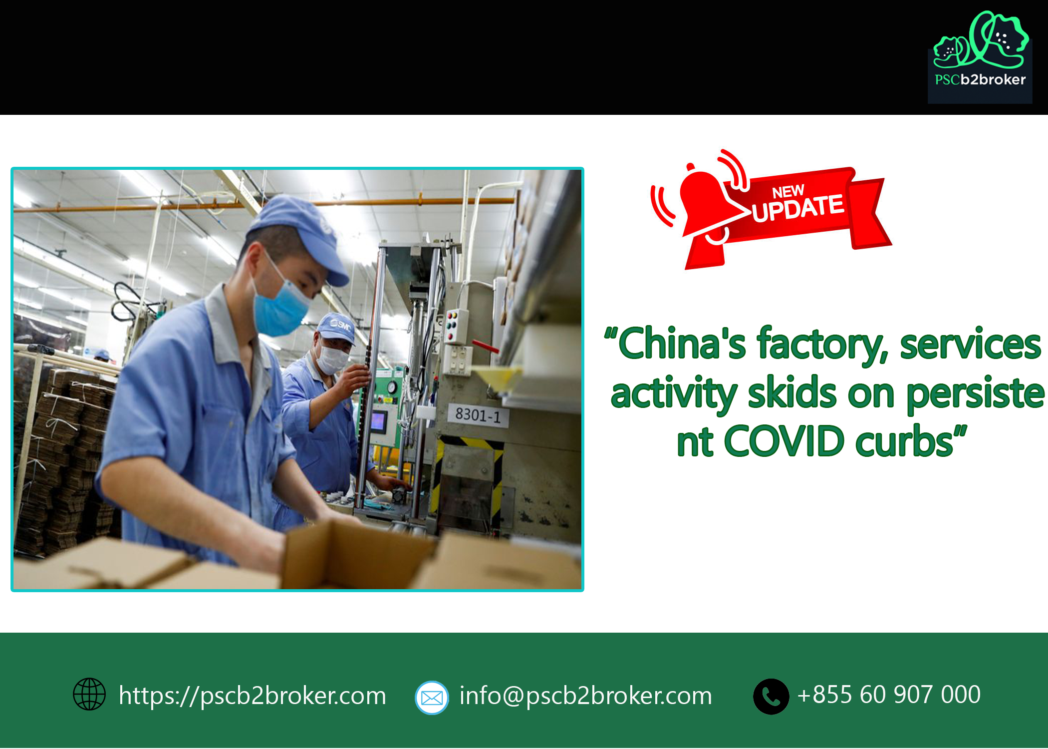 China's factory, services activity skids on persistent COVID curbs