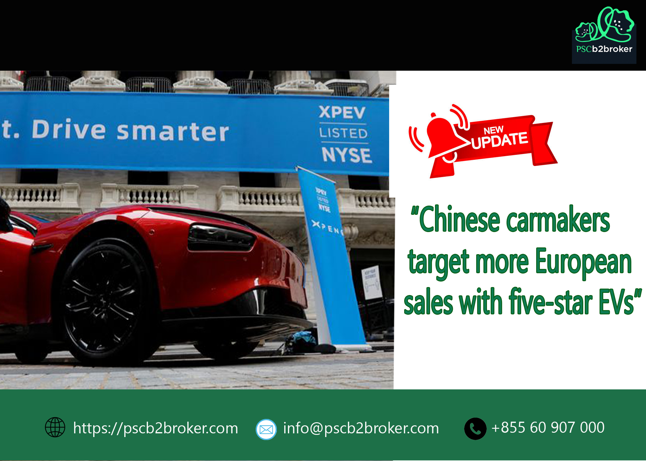 Chinese carmakers target more European sales with five-star EVs